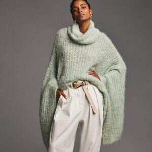 Anthropologie Funnel Neck Poncho